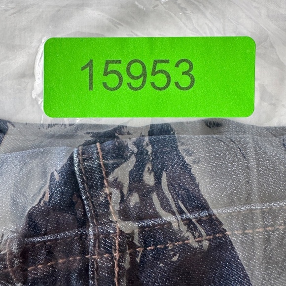 LEVEL 99 Women's 26 Dark Wash Denim Pencil Skirt Stretchy Straight Festival - Picture 12 of 12